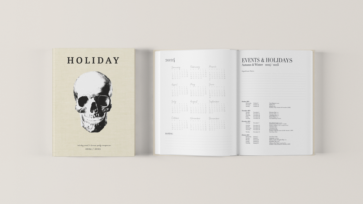 HOLIDAY - Event & Dinner Party Companion
| Autumn/Winter 2024/2025 | No. 03