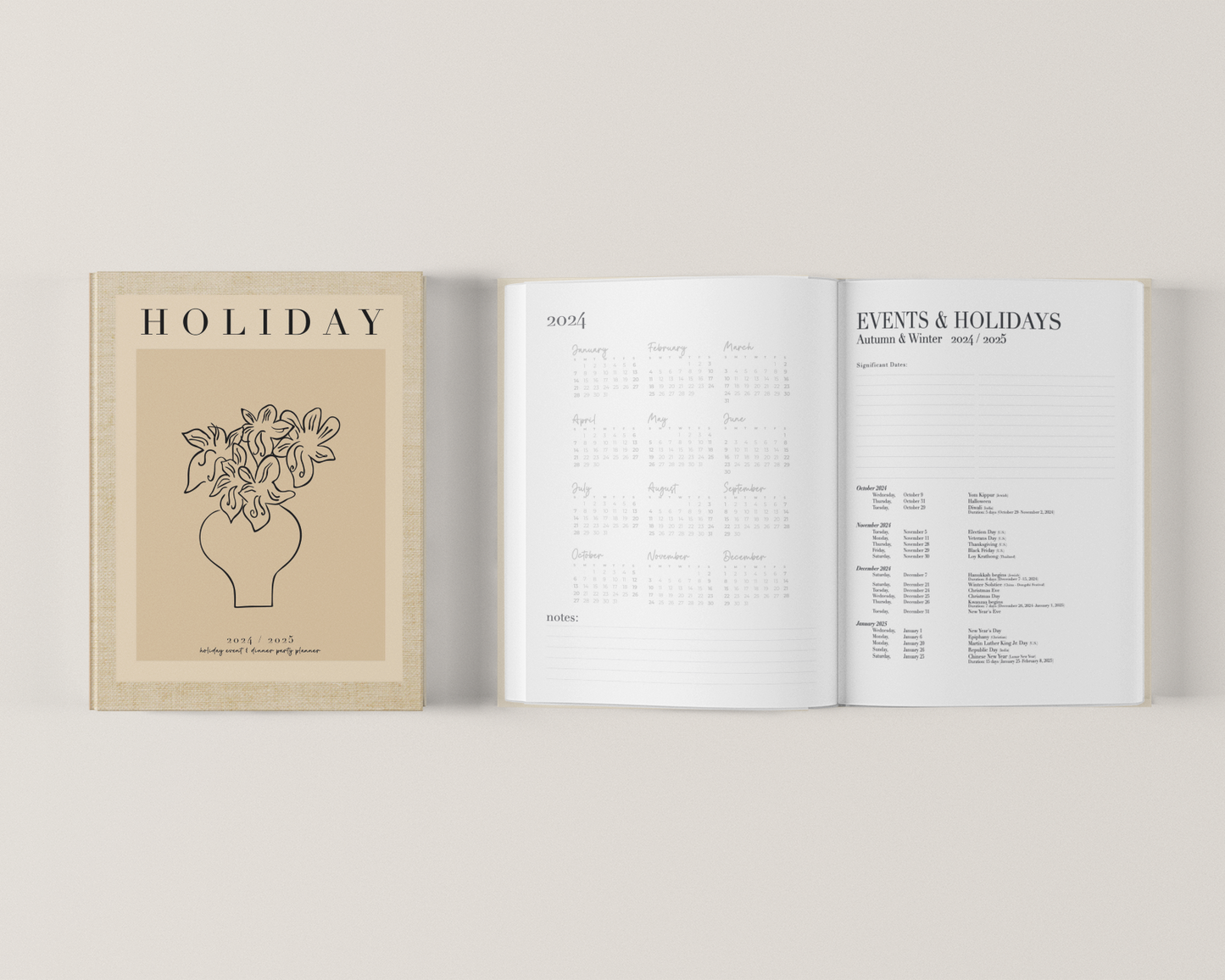 HOLIDAY  -  Event & Dinner Party  Companion  | Autumn/Winter 2024 / 2025|  No. 13