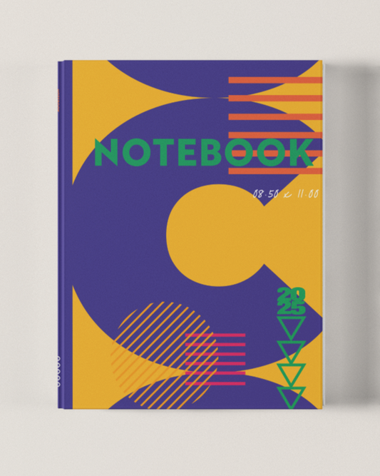MODERN MONOGRAM -"C" Notebook