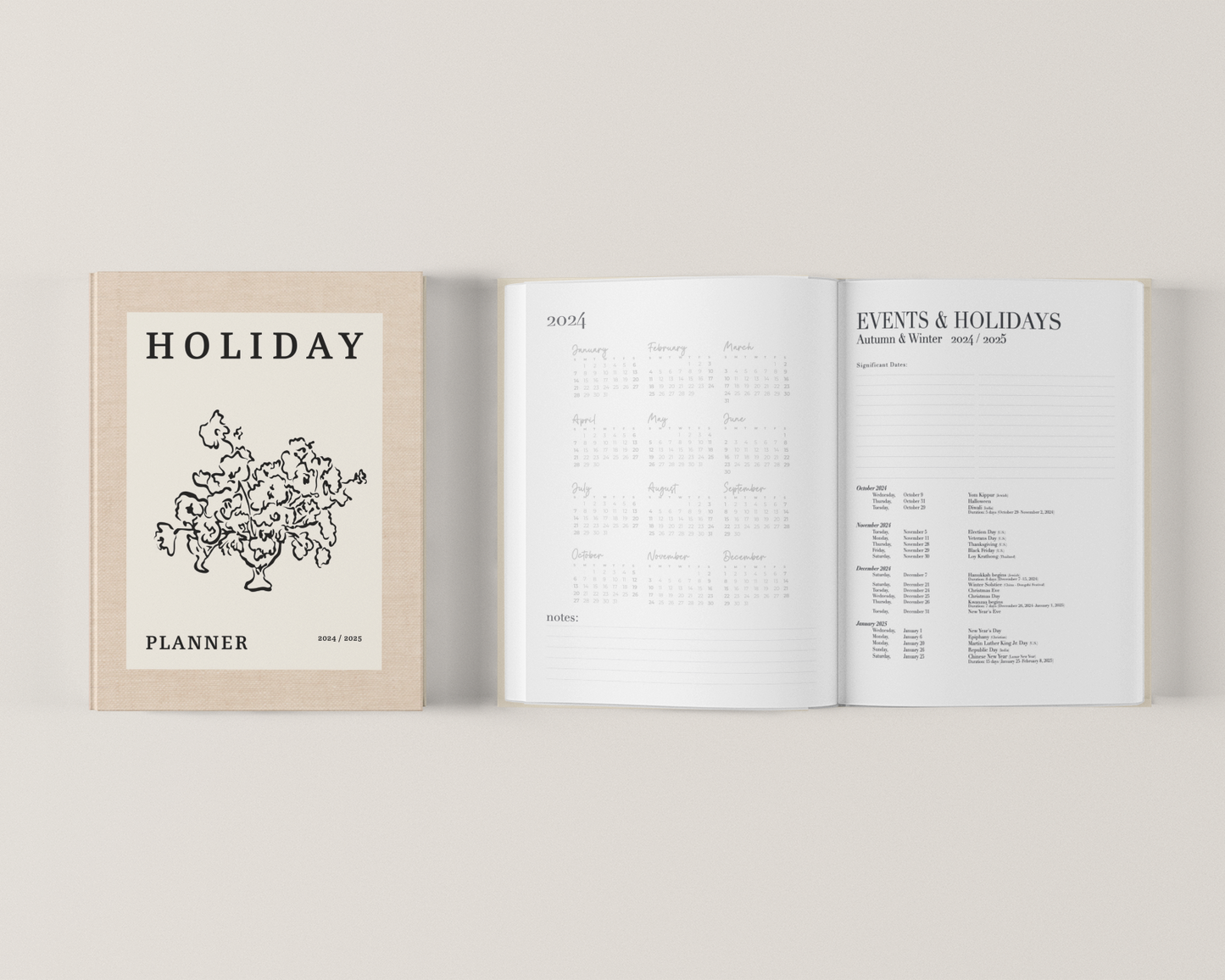 HOLIDAY  -  Event & Dinner Party Companion | Autumn/Winter 2024 / 2025 | No. 04