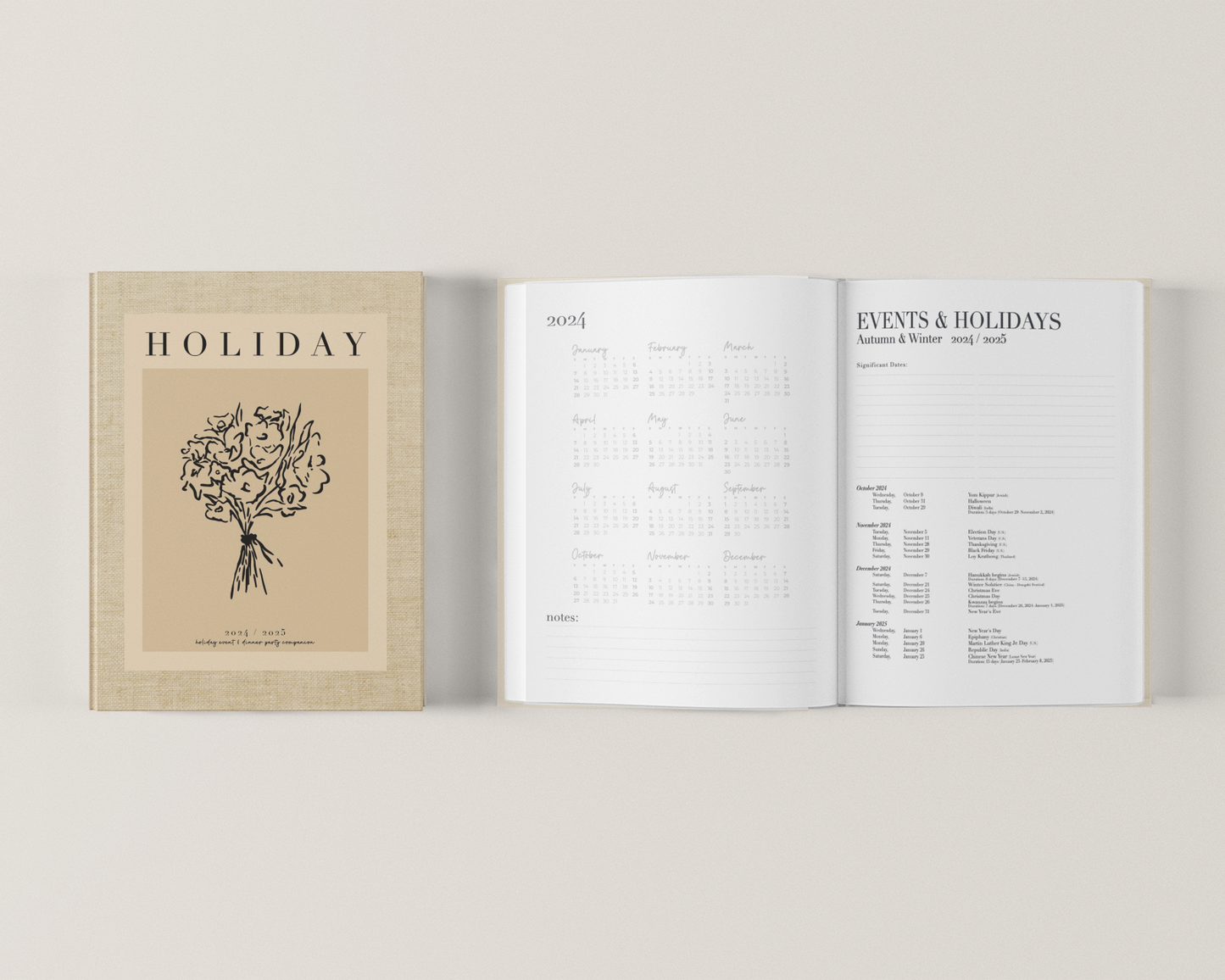 HOLIDAY  -  Event & Dinner Party Companion  | Autumn/Winter 2024/2025 | No. 15